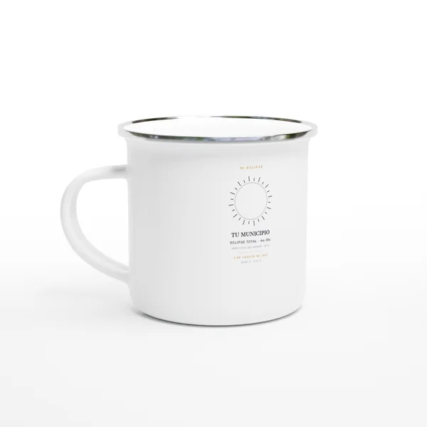 Taza de campamento del eclipse, diseño «Mi eclipse»