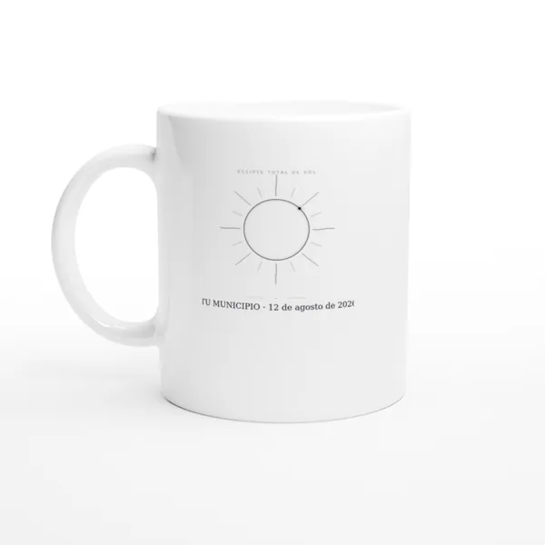 Tassa de l’eclipsi, disseny «Corona», en color blanc